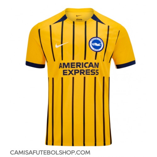 Camisa de time de futebol Brighton Replicas 2º Equipamento 2024-25 Manga Curta